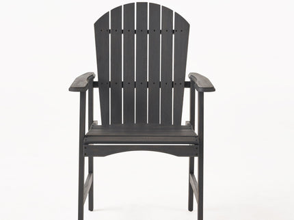 Outdoor Weather Resistant Acacia Wood Adirondack Dining Chairs (Set of 2)