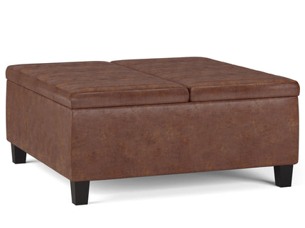 Ellis - Coffee Table Storage Ottoman Contemporary Design
