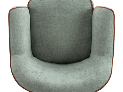 360° Swivel Accent Chair With Flared Arms