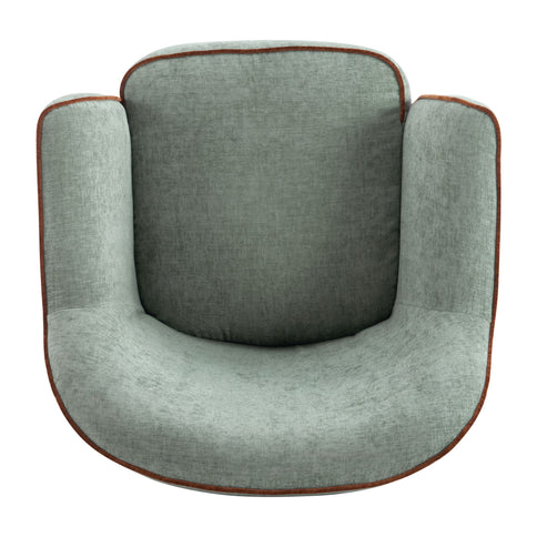 360° Swivel Accent Chair With Flared Arms