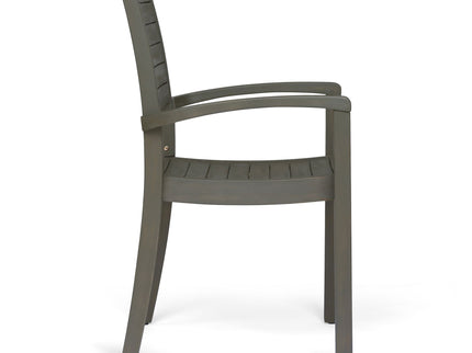 Outdoor Dining Chair, Stacking Design For Patio