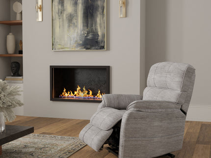 Lucie - Fabric Power Lift Chair - Gray