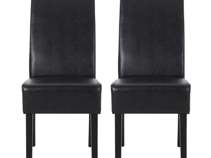Contemporary Dining Chair With Rubberwood Legs (Set of 2)