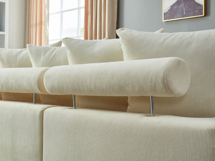 5 Seater Oversized Convertible L & U Shaped Couch