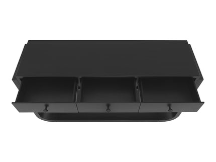 Console Table With 3 Drawers, Display Shelf