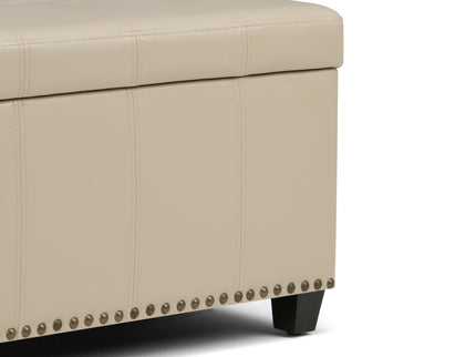 Amelia - Transitional Storage Ottoman Bench