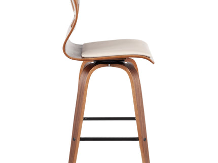 Folia - Mid Century Modern Counter Stool (Set of 2)