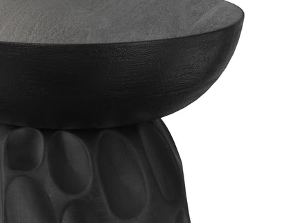 Boyd - V Chisel Accent Table - Black