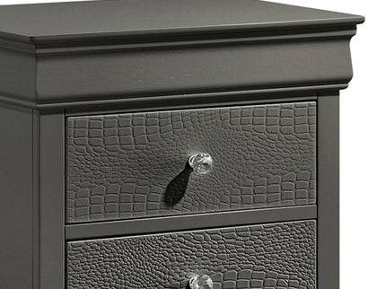 Blaze - 2 Drawer Modern Nightstand