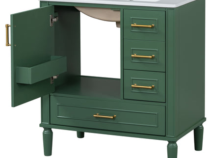 Traditional Bathroom Vanity Set With Soft Close Doors