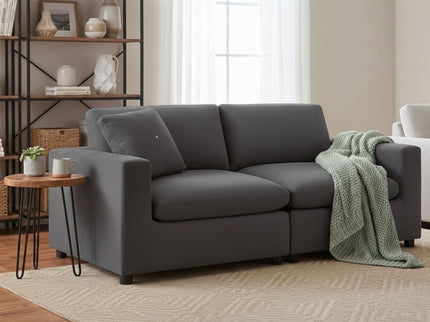 Caylie - Modular 2 Piece Sofa - Charcoal