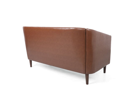 Sophisticated Loveseat With Diamond Stitched Detailing