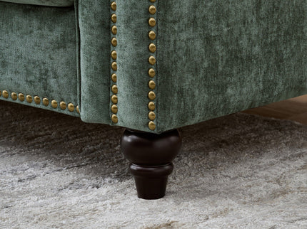 Modern 3 And 2 Seater Sofa With Rolled Arms, Tufted Upholstered Couch