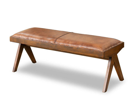Chad - Bench - Brown / Tan