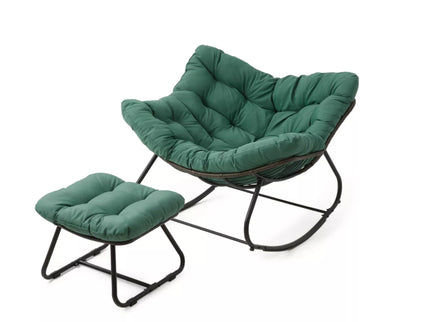 Egg Rocking Chair With Ottoman