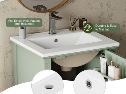Retro Bathroom Vanity With Sink