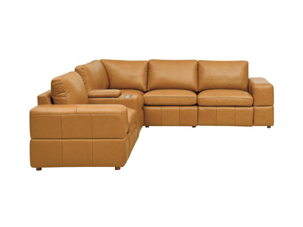 Upholstered Large Arms Sectional With Recliner Seats