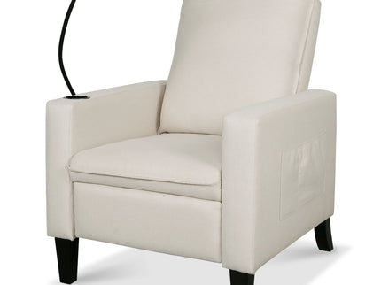 Recliner Chairs For Adults, Adjustable Recliner Sofa With Mobile Phone Holder & Cup Holder, Modern Reclining Chairs Fabric Push Back Recliner Chairs For Living Room, Bedroom