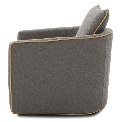 Swivel Accent Chair, Rotating Base, For Living Room