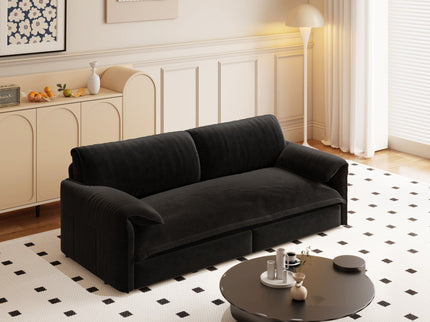 Pull Out 3 In 1 Convertible Sleeper Sofa With Side Storage, Multi Functional