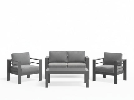 Outdoor Patio Set All-Weather With Thick Cushions