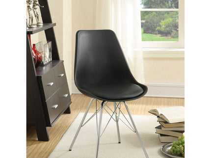 Padded Dining Chair (Set of 2) - Black