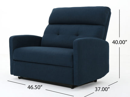 Alma - Contemporary Upholstered Loveseat Recliner