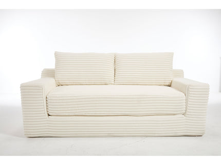 Convertible Loveseat Sofa Bed With Memory Foam & Steel Frame
