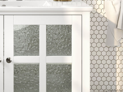 Bathroom Vanity With Ceramic Sink, Adjustable & Open Shelf