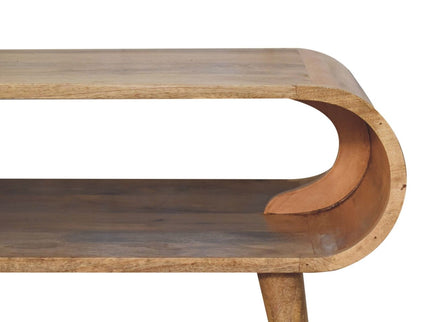 Solid Wood Open Coffee Table