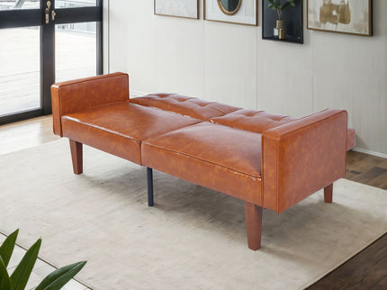 3 Position Split Back Futon Sofa Bed For Living Room