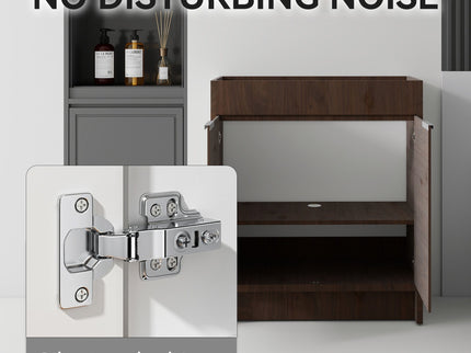 Freestanding Bathroom Vanity Cabinet With Soft Close Doors, Cabinet Only