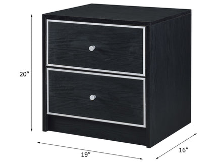 Jabir - Accent Table - Black / Silver