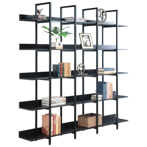 Vintage Industrial 5 Tier Bookcase