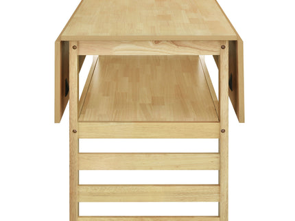5 Piece Extendable Wood Square Dining Table Set With 2 Drop Leaves