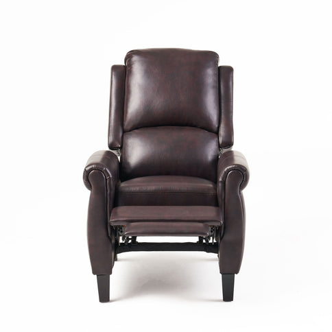 Memphis - Standard Recliner Club Chair - Burgundy