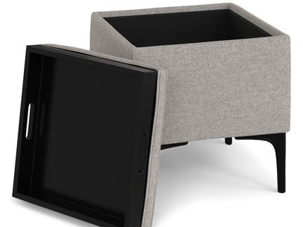 Natasha - Multifunctional Storage Ottoman With Tray