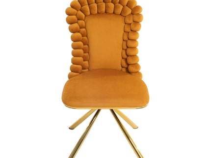 Upholstered Swivel Dining Chairs (Set of 2)