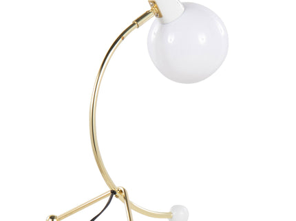 Eileen - Contemporary Task Lamp - Gold / White
