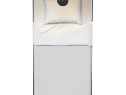 Twin Bed With Integrated Lights - Brown