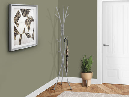 Coat Rack, Hall Tree, Free Standing, 11 Hooks, Entryway, Contemporary & Modern