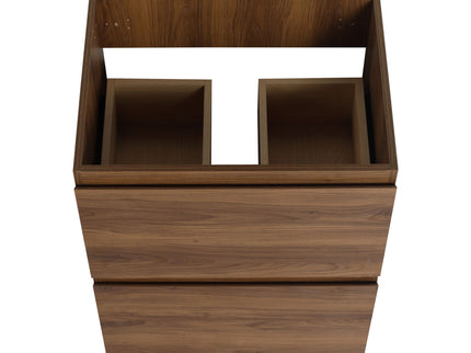 Modern Freestanding Bathroom Vanity Cabinet With Double Drawer