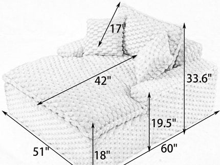 Harbor - Luxury Sofa Turtle Fleece Fabric