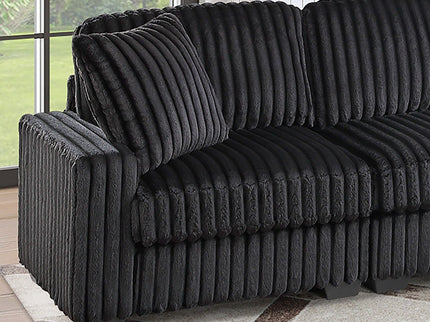 Sectional Sofa Set With Reversible Chaise, Living Room Furniture