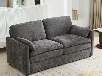 Cozy Upholstered Cushion Loveseat Sofa For Living Room