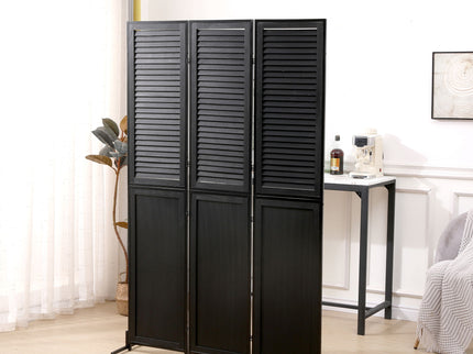 Rustic 3 Panel Room Dividers And Folding Privacy Screen