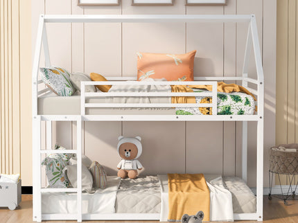 House Bunk Bed With Built In Ladder