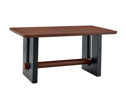Compact Dining Table - Walnut / Black
