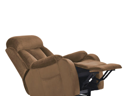 Lift Chair Recliner Power Remote Control Recliner Sofa Relax Soft Chair Anti - Skid Australia Cashmere Fabric Furniture Living Room - Brown