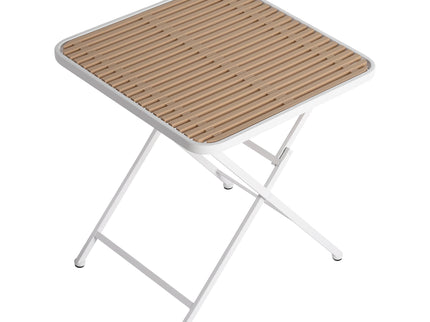 4 Piece Set Of Single Chairs With A Folding Square Table